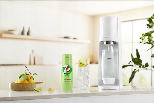 3 SodaStream-tiivisteen setti 7UpFREE + Appelsiini-Mango + PepsiMax