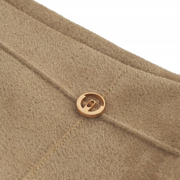 GFD-09 beige damhandskar i mocka