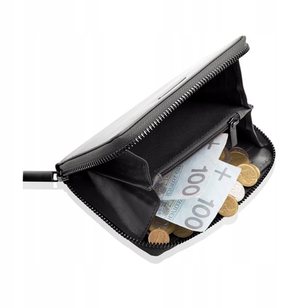 BPD-nvtc-361 musta Premier II naisten lompakko + todistus