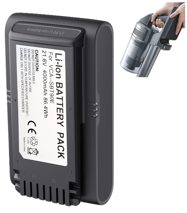 Batteri Genopladeligt batteri til Samsung Jet 70 21,6V 4000 mAh VCA-SBT90E Batteri Genopladeligt batteri til Samsung Jet 70 21,6V 4000 mAh VCA-SBT90E