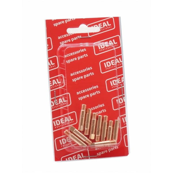 Kontaktdyse til stål M6*25 0,6 mm MB15 pakke med 10 stk. - BW 103.4135