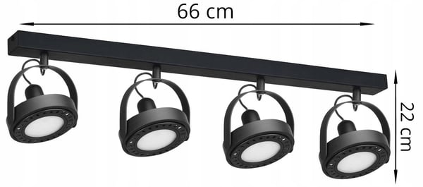 LED-kattovalaisin, seinäasennus GU10-kanta