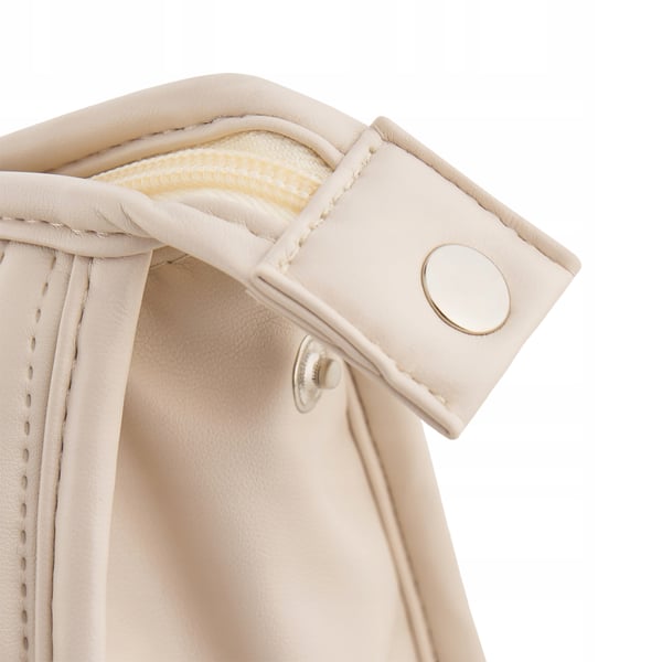 BKP-15 Stella mellanstor sminkväska beige för kvinnor