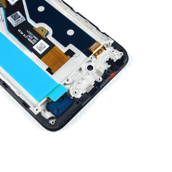 Alkuperäinen Infinix Hot 30i X669 X669C X669D LCD-näyttö + kosketusnäyttö (kunnostusvalmis) musta kehys