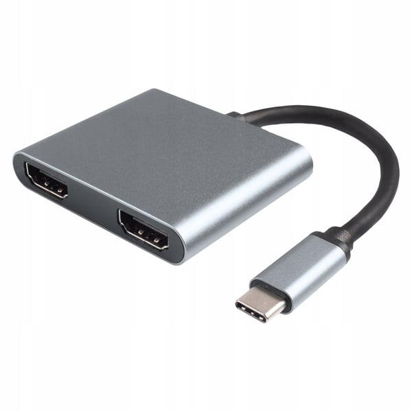 USB C HDMI USB PD HUB ADAPTER SPLIT 1 STIK -> 2 SKÆRME