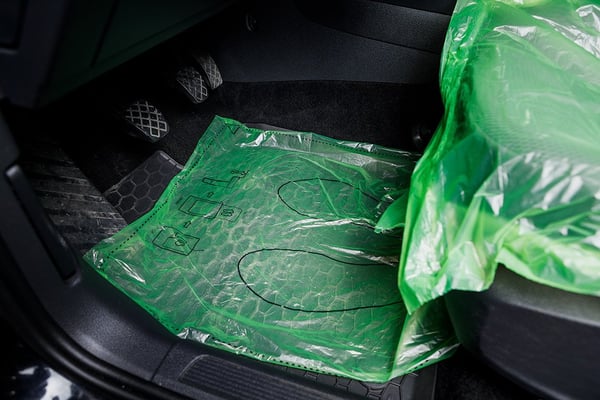SUOJAPÄÄLLINEN NOJATUOLILLE, ECO FOIL 5IN1, 200 KPL:N PAKKAUS - T N10-485