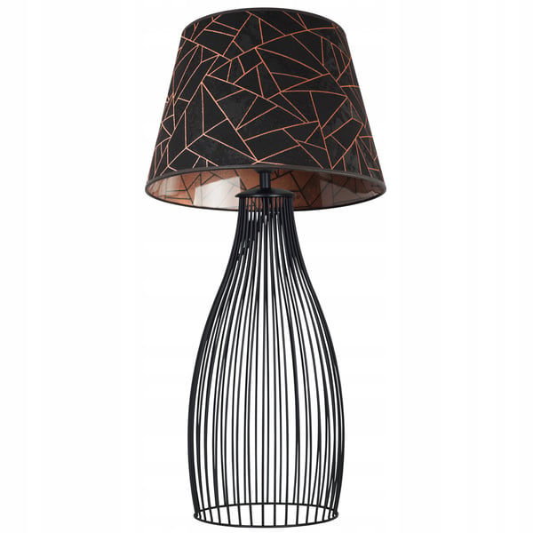 NAT LAMPE RØR LAMPESKÆRM KEGLE MØNSTER