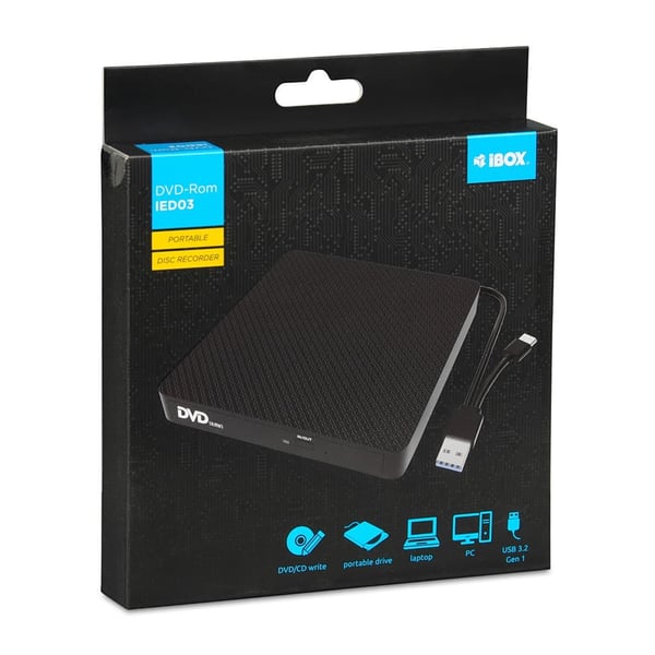 Ulkoinen DVD-RAM-tallennin iBOX IED03