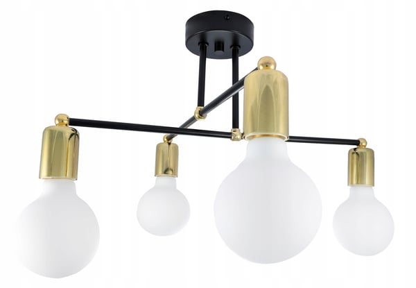 Moderne Loft Edison Guld LED Pendellampe