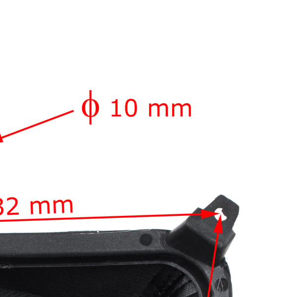 Hyundai Tucson I 04-10 gearknap sølv med sort bellows og ramme 5 gear