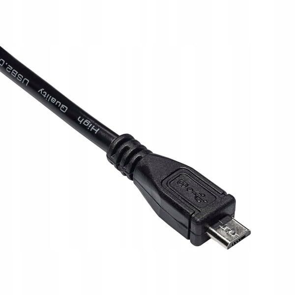 Akyga AK-USB-21 USB 2.0-kabel USB A(hane) - micro-USB B(hane) 1m svart