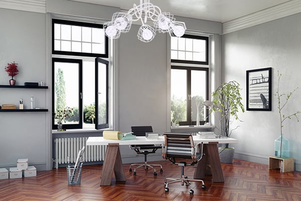 MODERNI TIMANTTIMALLINEN EDISON-LOFT-KATTOVALAISIN
