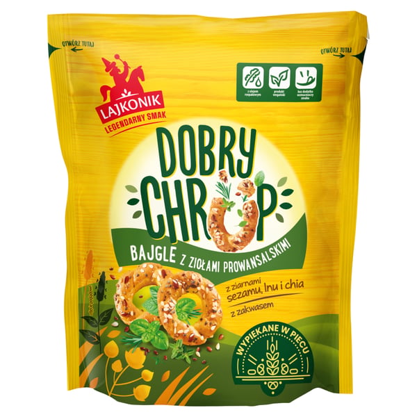 Lajkonik Dobry Chrup Bagels med provencalske urter 100 g