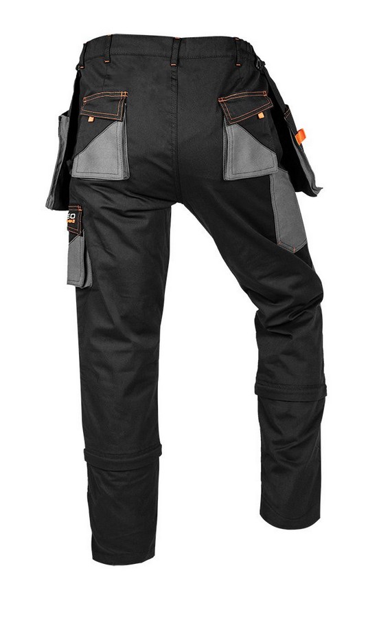 HD SLIM -TYÖHOUSUT IRROTETTAVILLA TASKULLA KOKO XL - T N81-239-XL