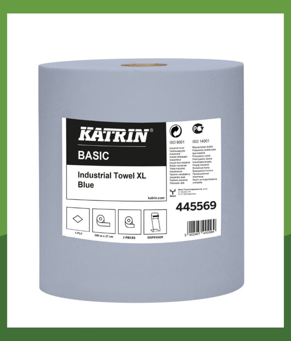 Puhdistusliina 1w sininen BASIC XL 2 kpl pakkaus