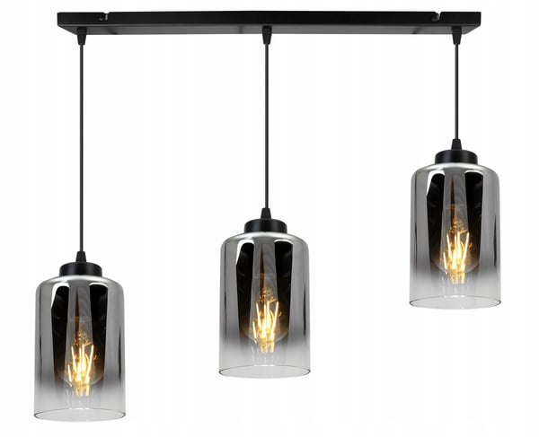MODERNE ELEGANT HÆNGELAMPE MED GLASSKÆRM