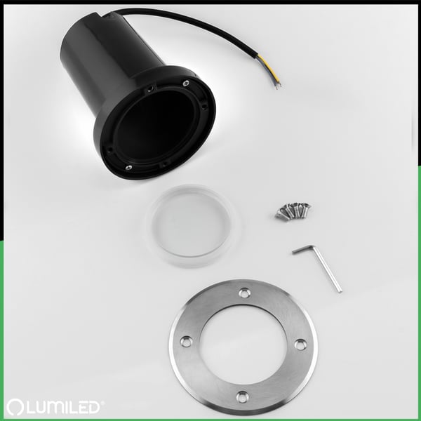 Indbygget lampe til nedgravning GU10 IP65 IK09 Rund CATIO 2 LUMILED