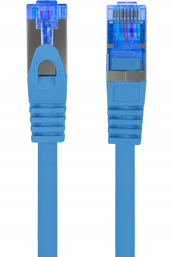 Patchkabel Lanberg S/FTP kat.6A 5m lszh CCA fluke bestået blå