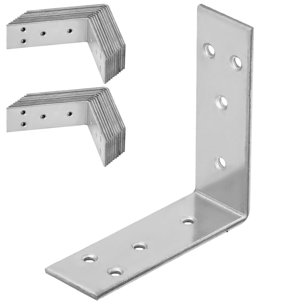 Kotarbau® Kirvesmiehen kulmaliitin ruostumatonta terästä sinkittyä 60 x 60 x 20 mm 25 kpl:n sarja