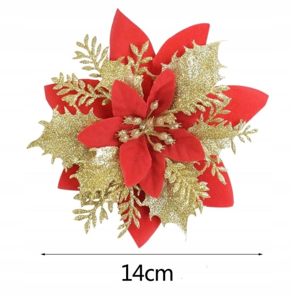 Betlehems stjärna till julgransblommor 6 st