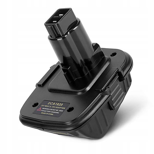 Dewalt DC9096 Adapter til Dewalt Batteri (DCA1820) Sort