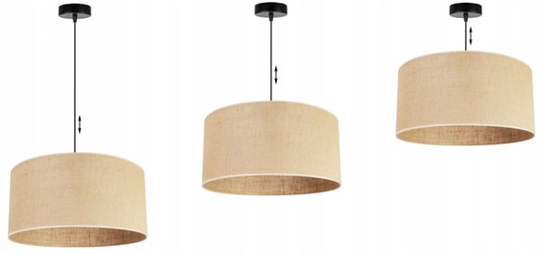 HÆNGELAMPE, LOFTKRONE, LAMPESKÆRM 45 CM