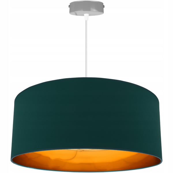 LOFTSLAMPE MED GYLDET LED-SKÆRM
