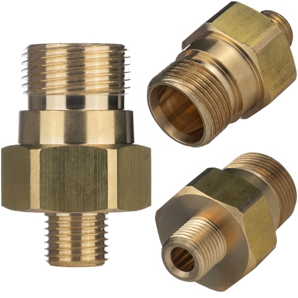 BrassPro EasyLockTR22M-1/4M adapter - Kärcher EASY!Lock mässingsadapter 1/4" gänga högtrycksTV