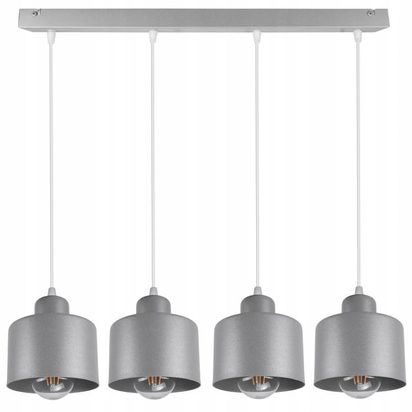 Metallinen LED-kattovalaisin ja kattokruunu