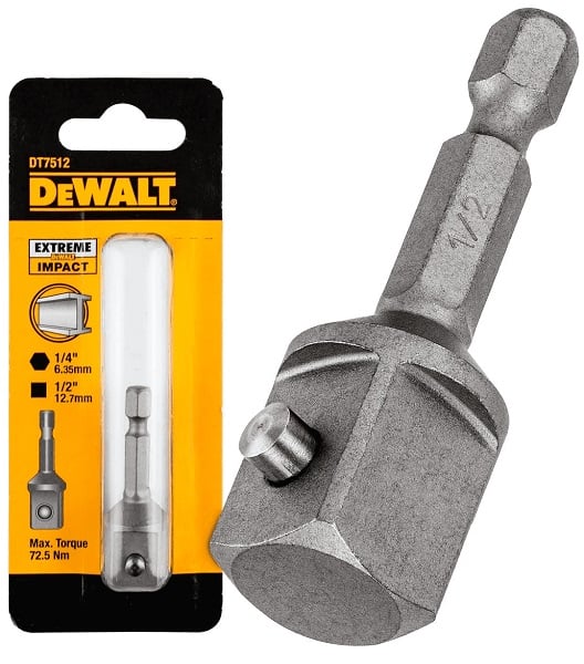 ISKUPONKÄRÄN SOVITIN 1/4' - 1/2' - DW DT7512-QZ