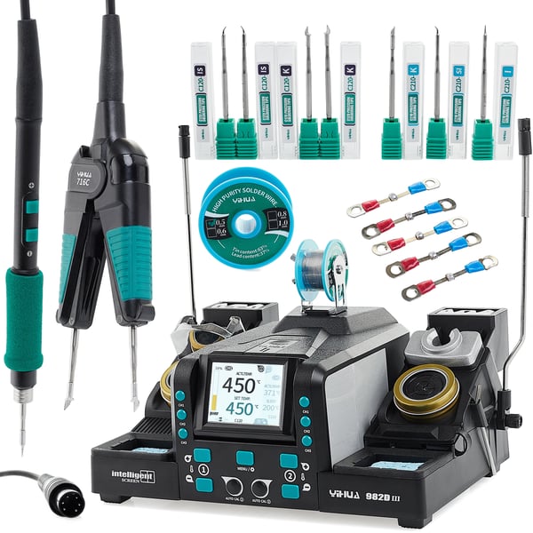 Yihua 982D-III loddestation til 210 spidser + termopincet
