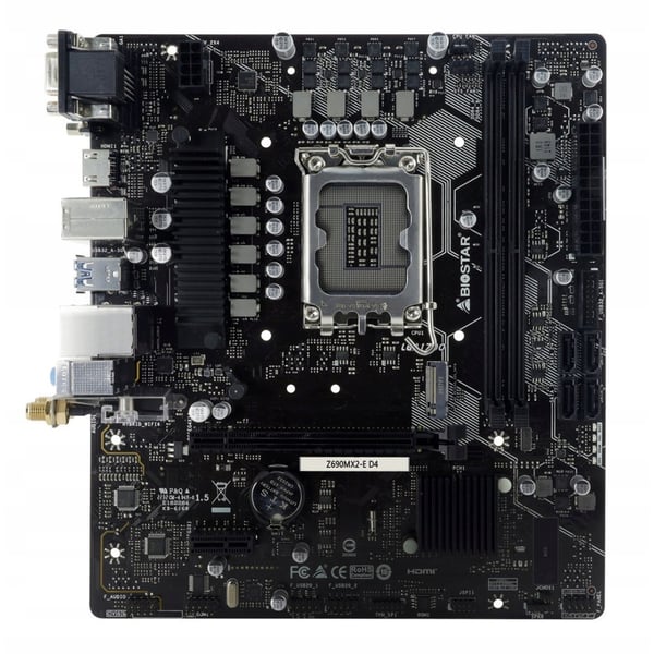 Bundkort Biostar Z690MX2-E D4