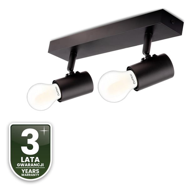 Loftlampe SPOT TUBA Reflektor Halogenarmatur 2x E27 GLAS LUMILED