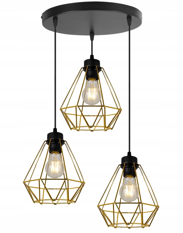 MODERNE ELEGANT HÆNGELAMPE I METAL MED LAMPESKÆRM