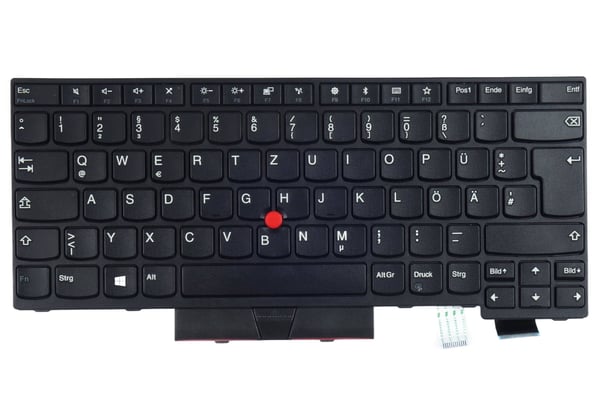 Tradebit - Tastatur für Lenovo ThinkPad | Deutsch DE qwertz | Volle Yhteensopivuus | Hochwertige Materialien | Mallit: T470 T480