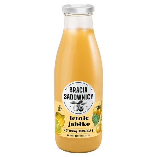 Bracia Sadownicy Lemonade kesäomena sitruunalla ja mirabelle-luumulla 750 ml
