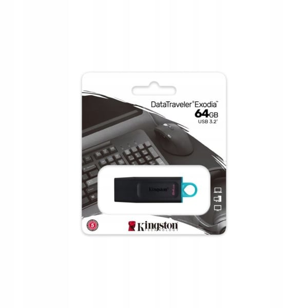 Kingston Traveler Exodia 64GB USB 3.2 muistitikku