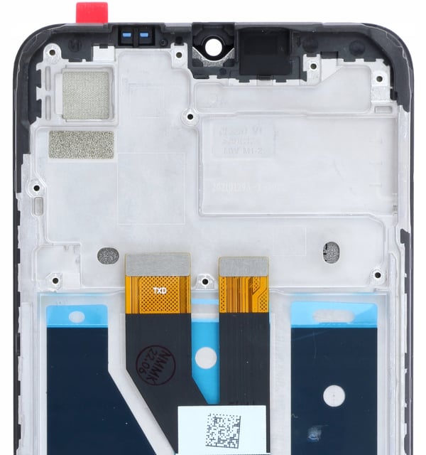 Realme C11 2021 RMX3231 original LCD-skærm og berøringsskærm renoveret sort
