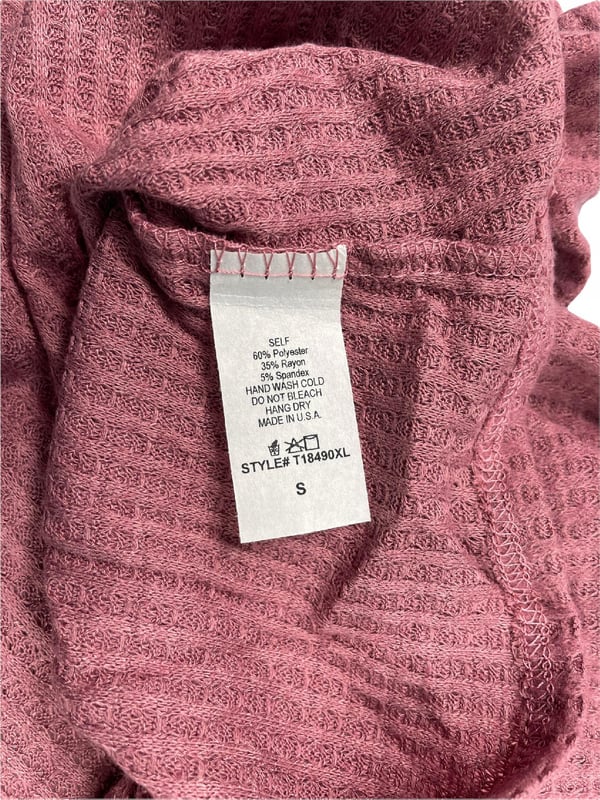 Rosa designerbluse hvid birk S