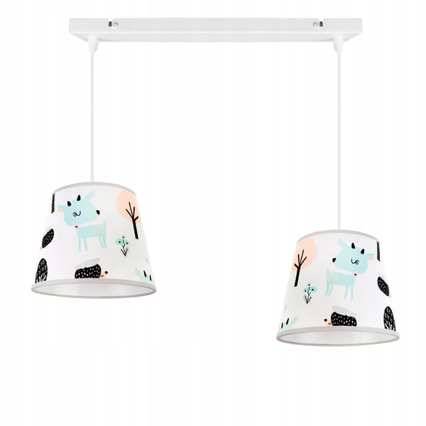 Lofthængende lampe til børn, Bambi lampeskærm