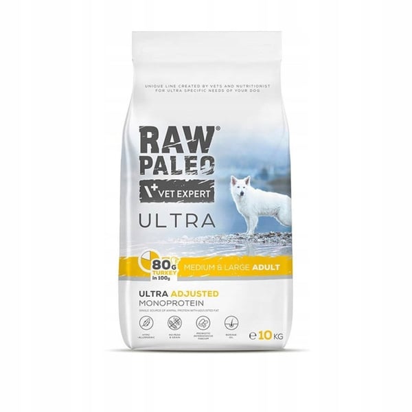 VetExpert Raw Paleo Ultra Turkey Medium & Larg Adult 2kg