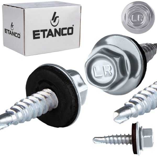 Landmandsskruer GTO2 Z14 4,8x20mm Galvaniserede