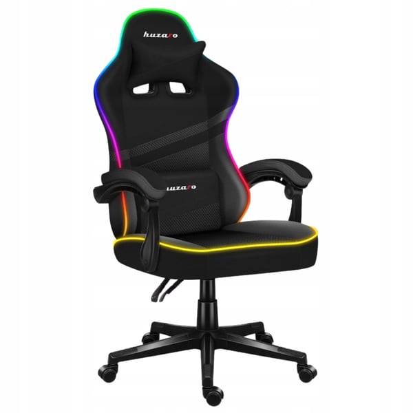 Huzaro Force 4.4 RGB musta verkkopelituoli