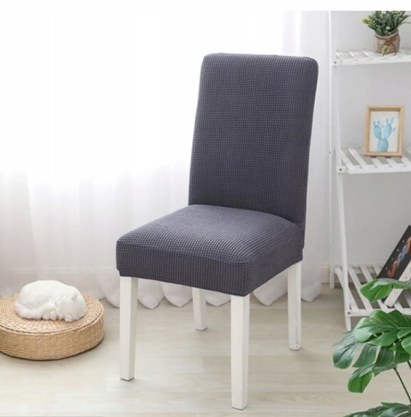 Tuolinpäällinen, tumma antrasiitti, paksu