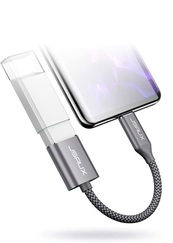 JSAUX CD0019 USB-C til USB-A 3.0 OTG-adapter
