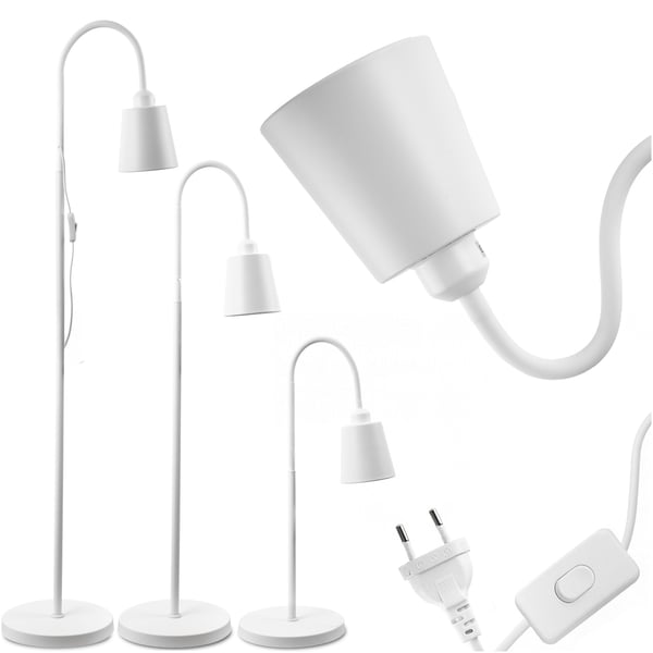 Golvlampa stehend Tischleuchte LED E27 vit med höjdjustering KALSO Lumiled Golvlampa stehend Tischleuchte LED E27 vit med höjdjustering KALSO Lumiled