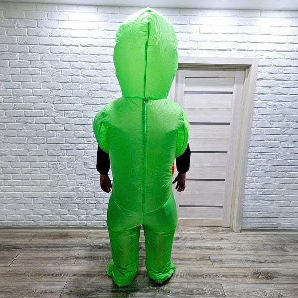 UFO-avaruusolennon asu, puhallettava, itsestään täyttyvä, halloween-asu