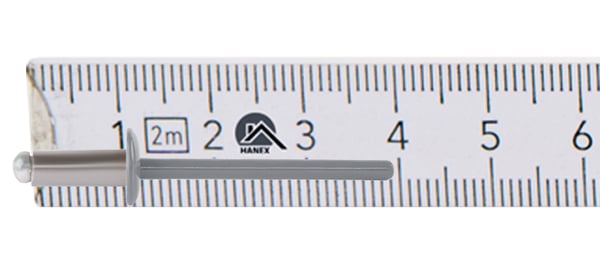 Åbne aluminiumnitter 4x10mm RAL 9006