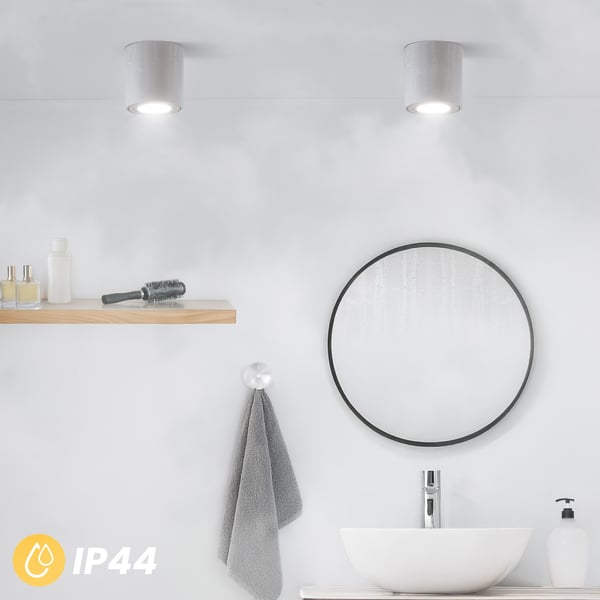 Påbygningsmonteret HALOGEN Spot Tube Justerbar EGIO GU10 LUMILED Rund Hvid 83mm