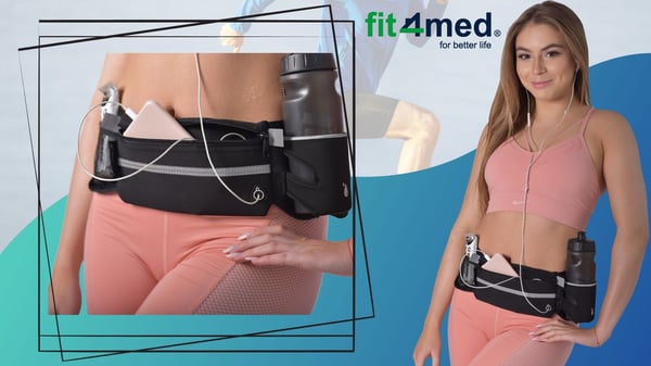 FIT4MED løberbæltepung justerbar